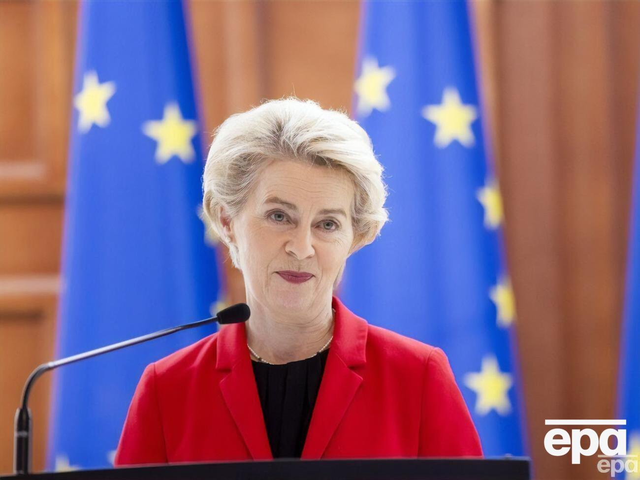 Фон дер Ляєн розповіла, які санкції планують увести проти Росії