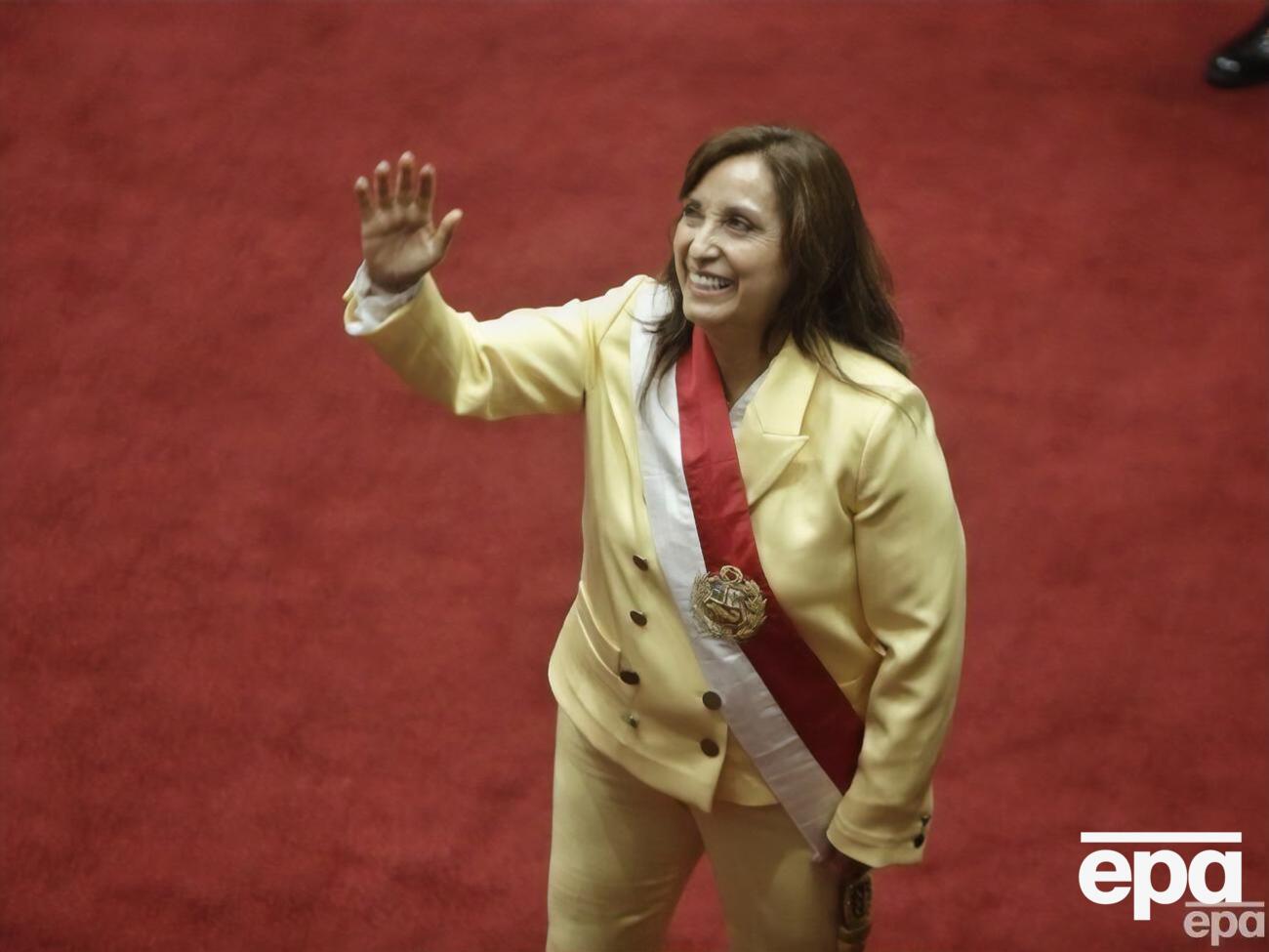 Болуарте стала первой женщиной-президентом в истории Перу