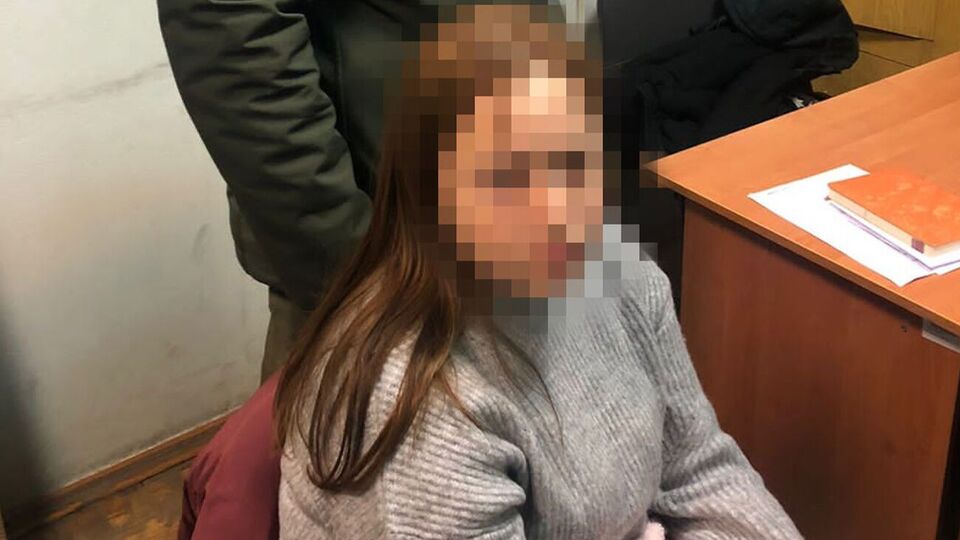 Задержанной сообщили о подозрении по статье о коллаборационной деятельности