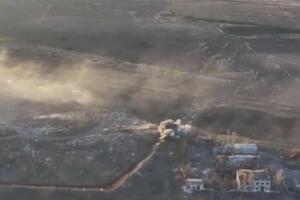 На відео зафіксовано роботу мінометного підрозділу Десантно-штурмових військ України