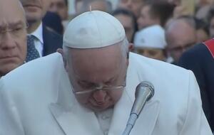 Франциск не смог сдержать слез, говоря об Украине