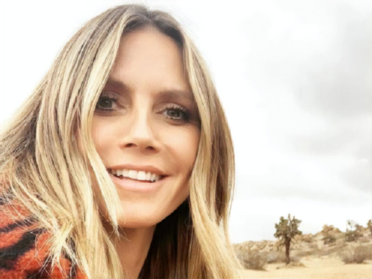 Клум знялася на вулиці