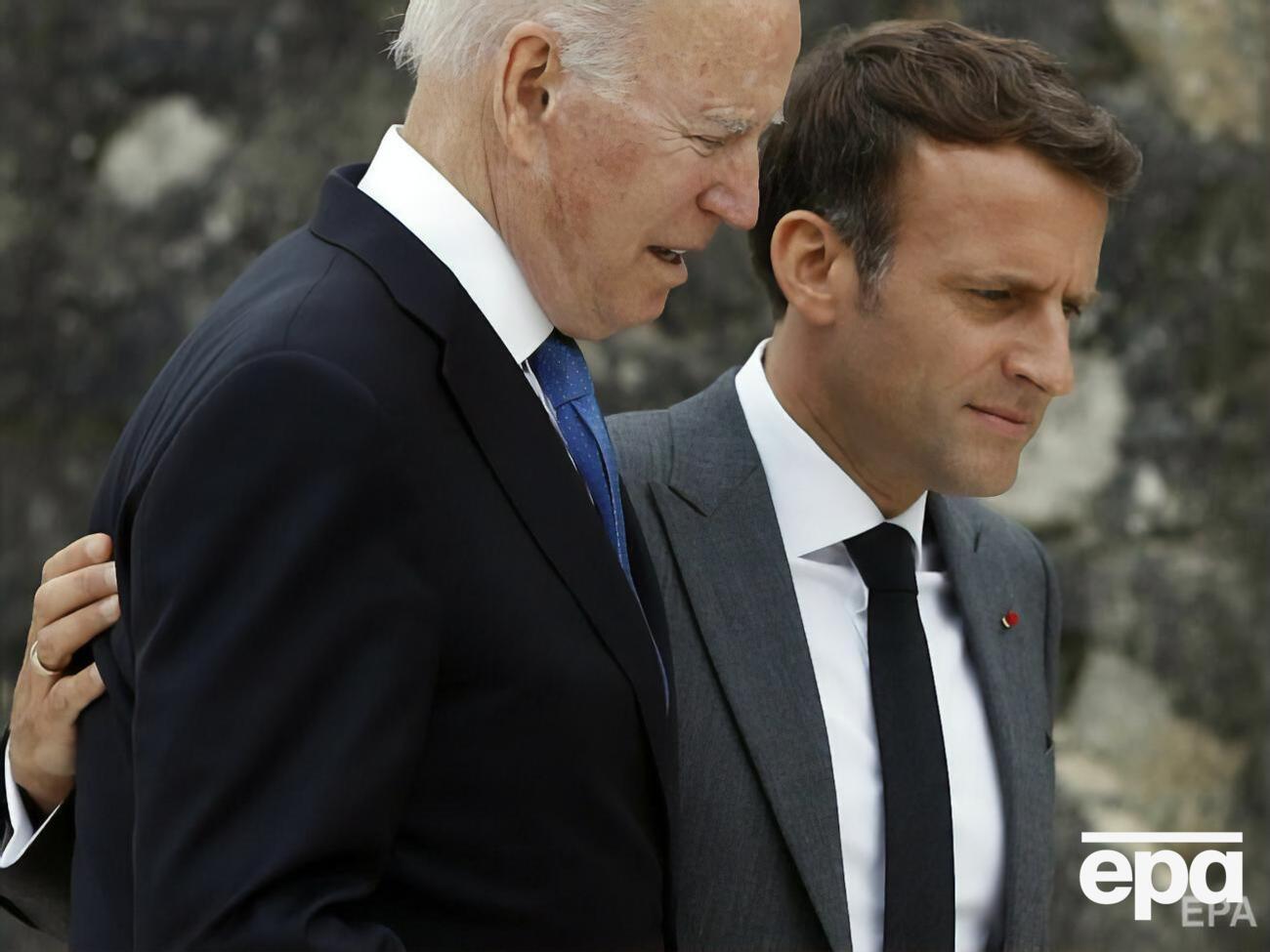 Байден и Макрон&nbsp;говорили об усилиях по сдерживанию РФ, отметили в Белом доме