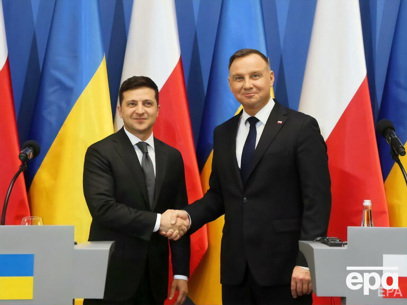 Зеленский провел разговор с Дудой 10 февраля