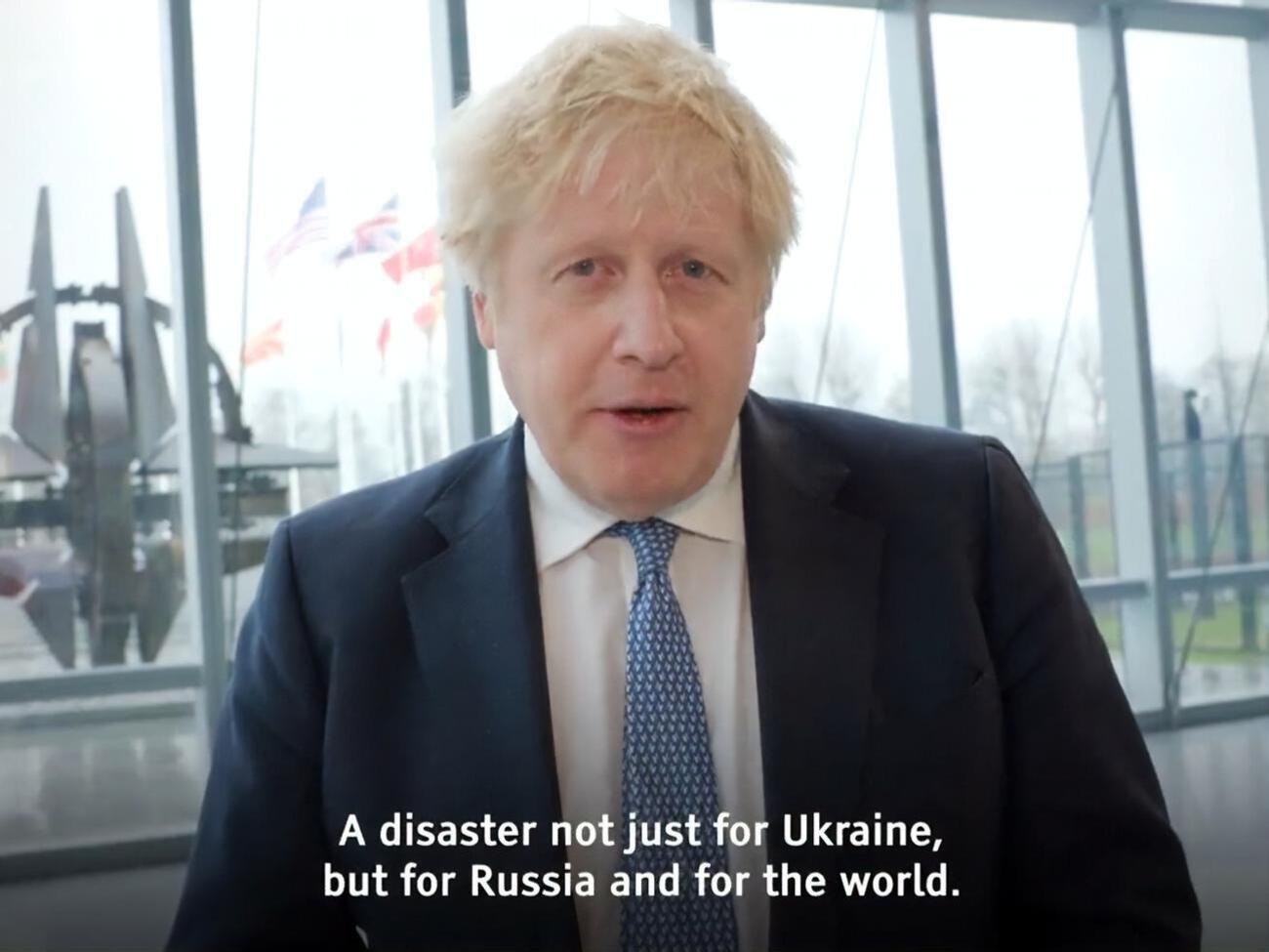 Джонсон назвал возможное новое вторжение РФ в Украину "абсолютно катастрофическим"