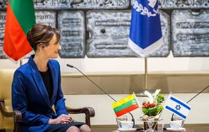 Чміліте-Нільсен зазначила, що не запитувала, чи зможуть країни Балтії передати Україні зброю ізраїльського виробництва, якщо виникне така потреба