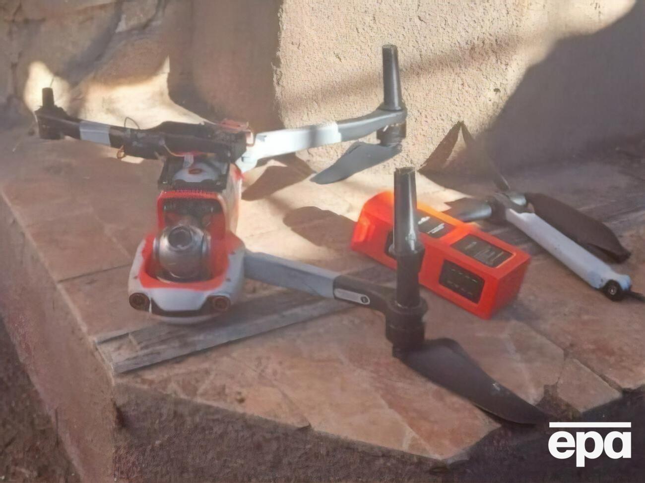 Боевики сбросили с квадрокоптера осколочную гранату