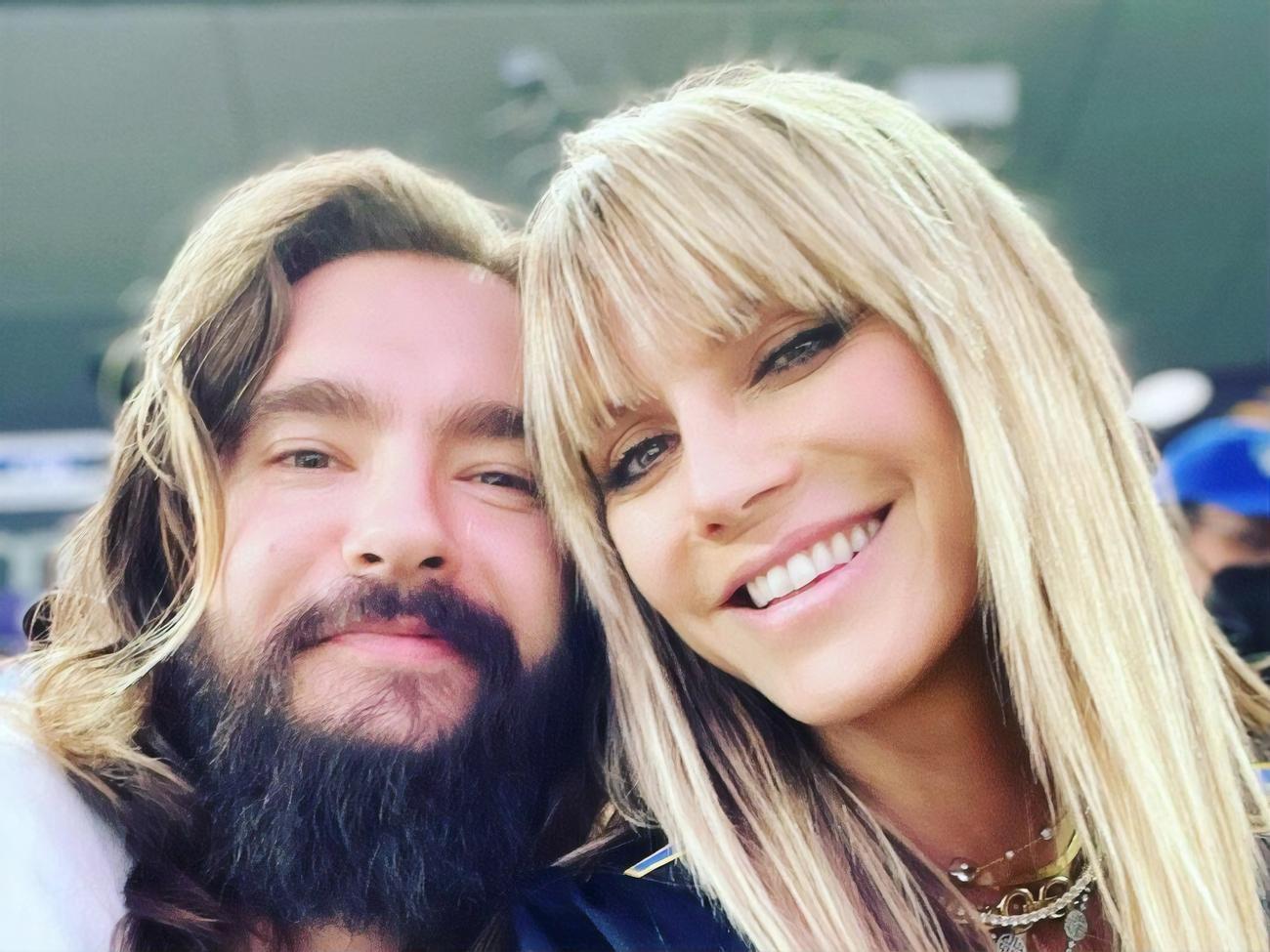 Клум показала домашний ролик с мужем