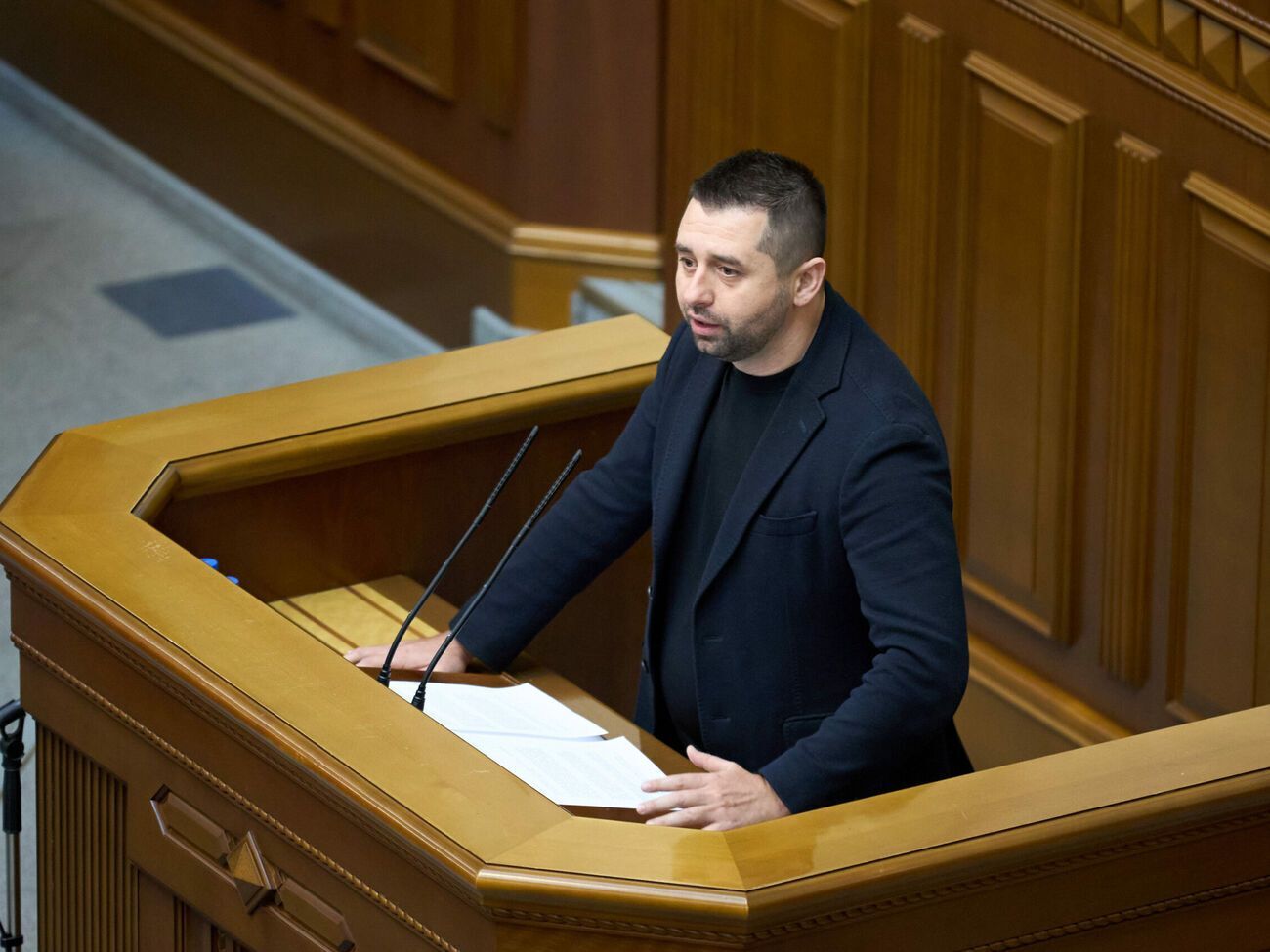 Арахамия (на фото) сказал, что Трухина и Кузьминых исключат из фракции