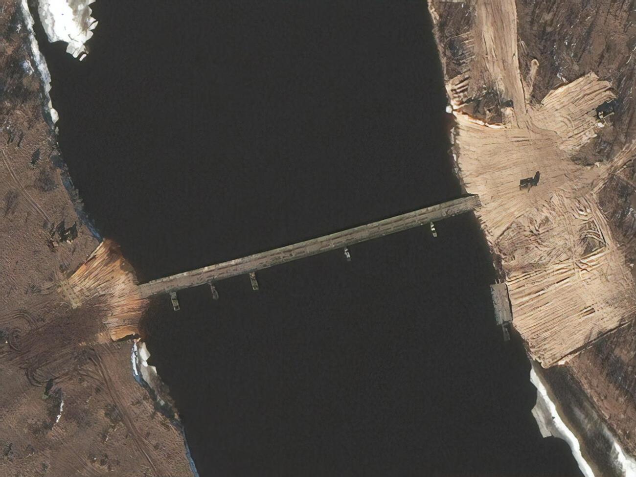 Мост могут использовать для переброски военных на территорию Украины через зону ЧАЭС, считают в&nbsp;Conflict Intelligence Team