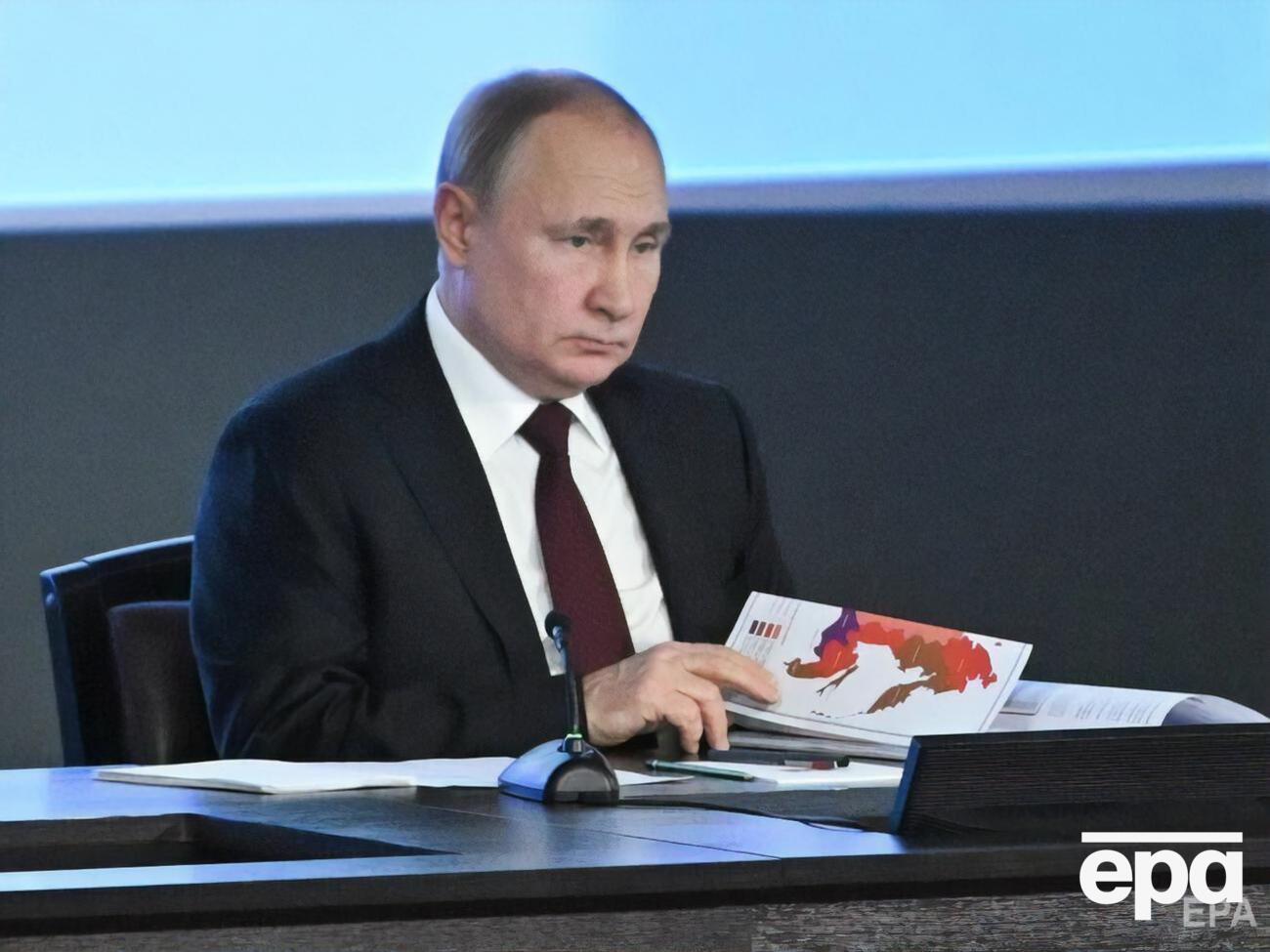 Байден заявил 18 февраля, что у него есть основания считать, что Путин (на фото) уже принял решение о вторжении в Украину