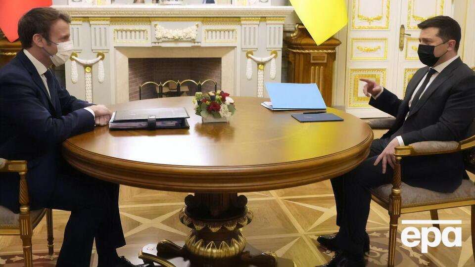 Президенти Франції та України розмовляли 19-го та 20 лютого
