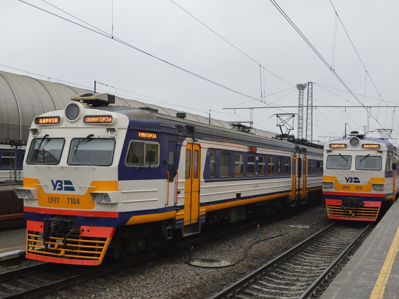 Електричку модернізували на Київському електровагоноремонтному заводі