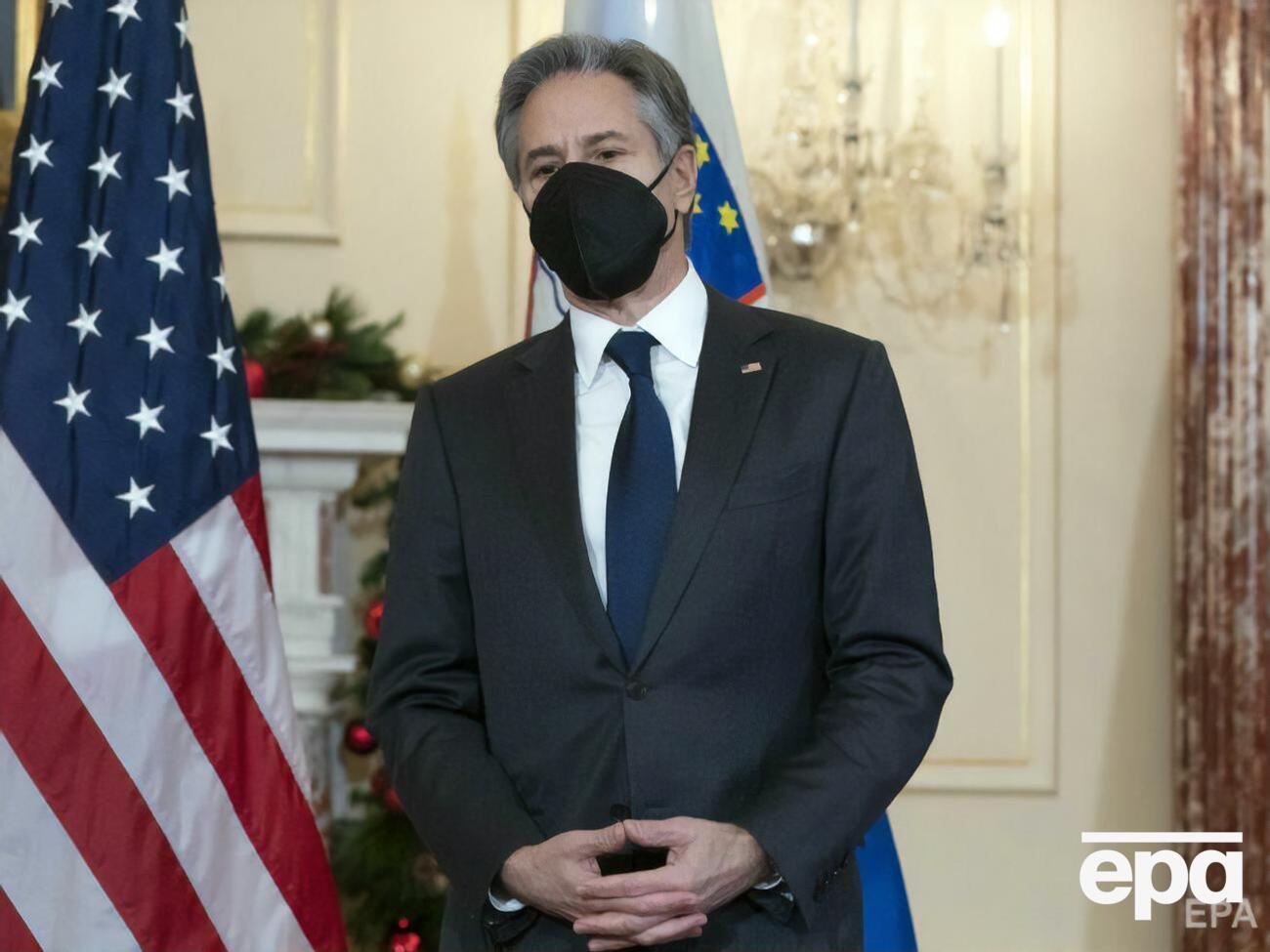 Блінкен: Рішення Путіна є повною відмовою від зобов'язань Росії за Мінськими угодами