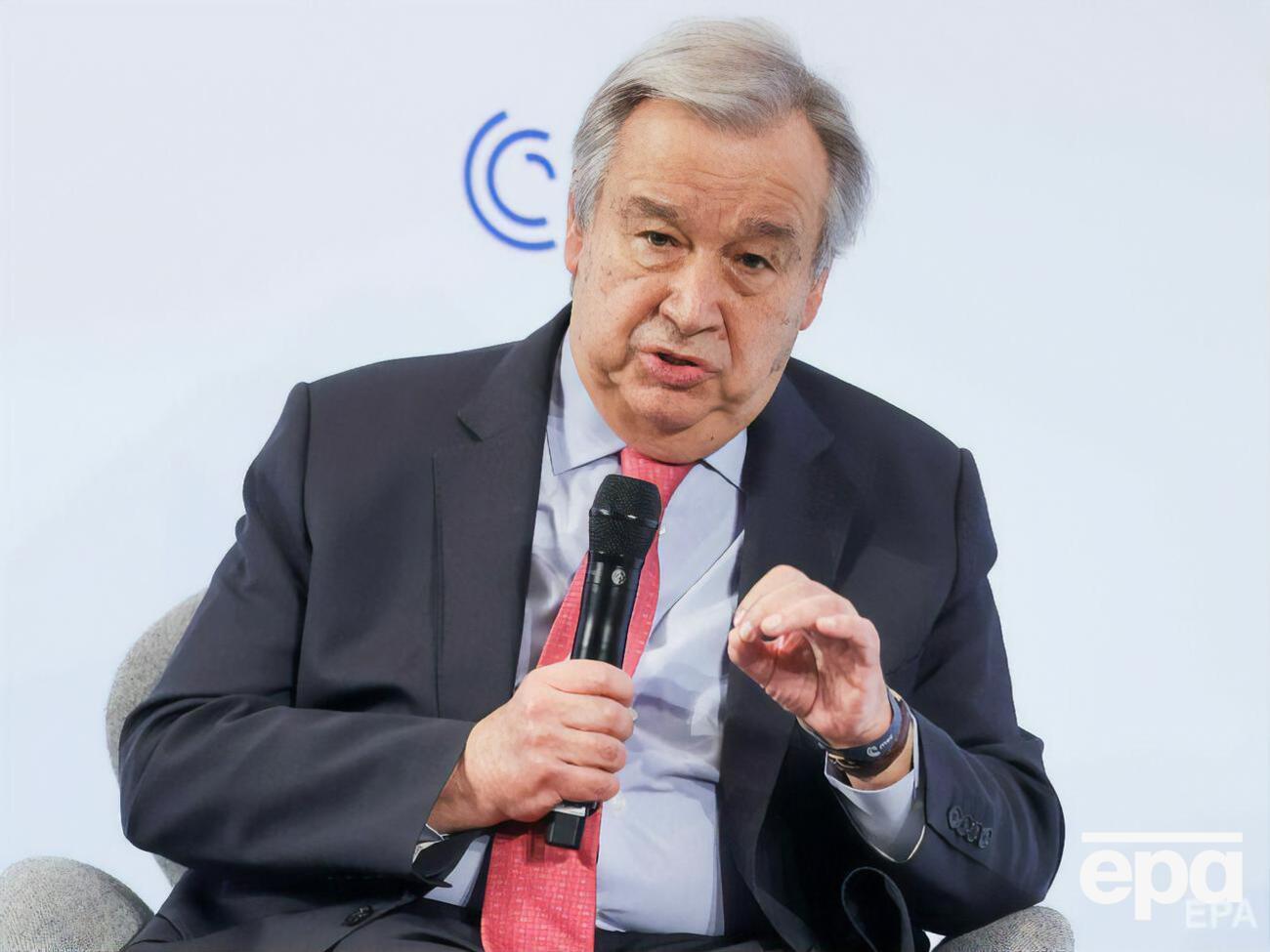 Гутерриш заявил, что ООН полностью поддерживает суверенитет, независимость и территориальную целостность Украины в пределах ее международно признанных границ