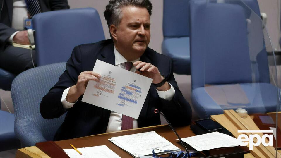 Кислиця продемонстрував укази під час виступу в Раді Безпеки ООН