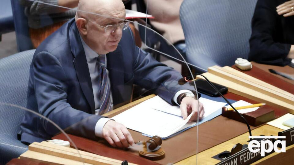 Небензя на засіданні звинуватив Україну в нібито "саботажі" Мінських домовленостей "при заступництві західних колег"
