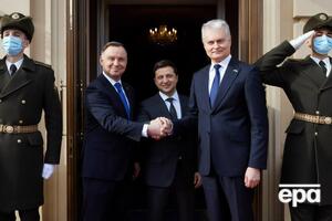 Науседа заявил, что они с Дудой прибыли в Украину, чтобы поддержать Зеленского