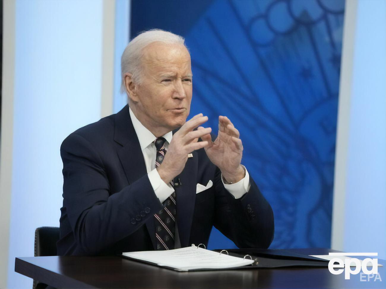 Санкції проти "Північного потоку &ndash; 2" є частиною першого траншу обмежень у відповідь на агресію РФ проти України, сказав Байден