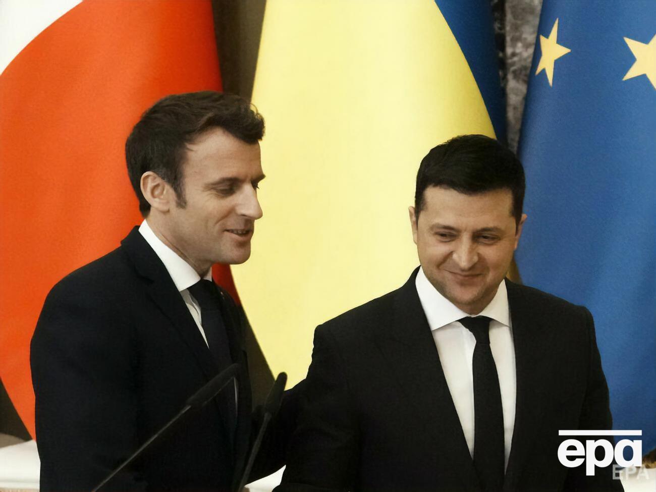 Зеленський: Ціную Францію за те, що залишається з Україною в такі складні часи