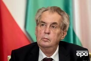 Земан говорил, что не разделяет опасений относительно вторжения России в Украину