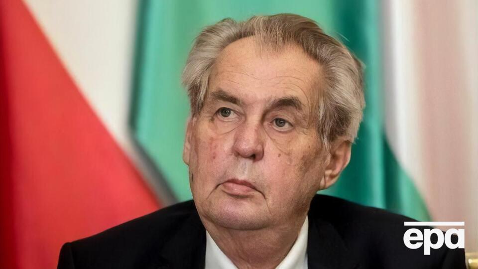 Земан говорил, что не разделяет опасений относительно вторжения России в Украину