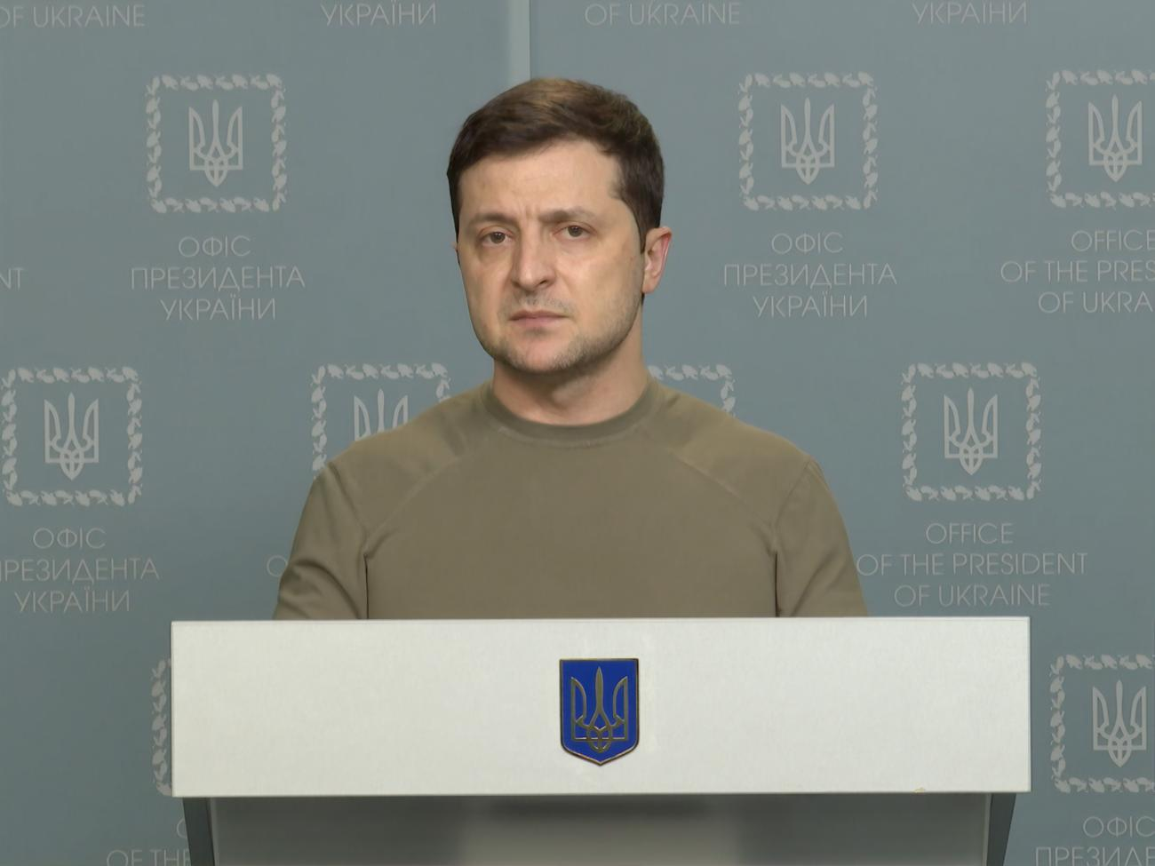 Зеленський повідомив про ситуацію у Гостомелі, де висадився російський десант