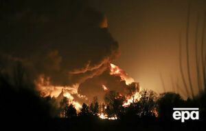 Неподалік Києва горить нафтобаза компанії KLO