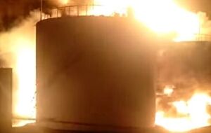 Нафтобазу пошкодили в ніч на 27 лютого