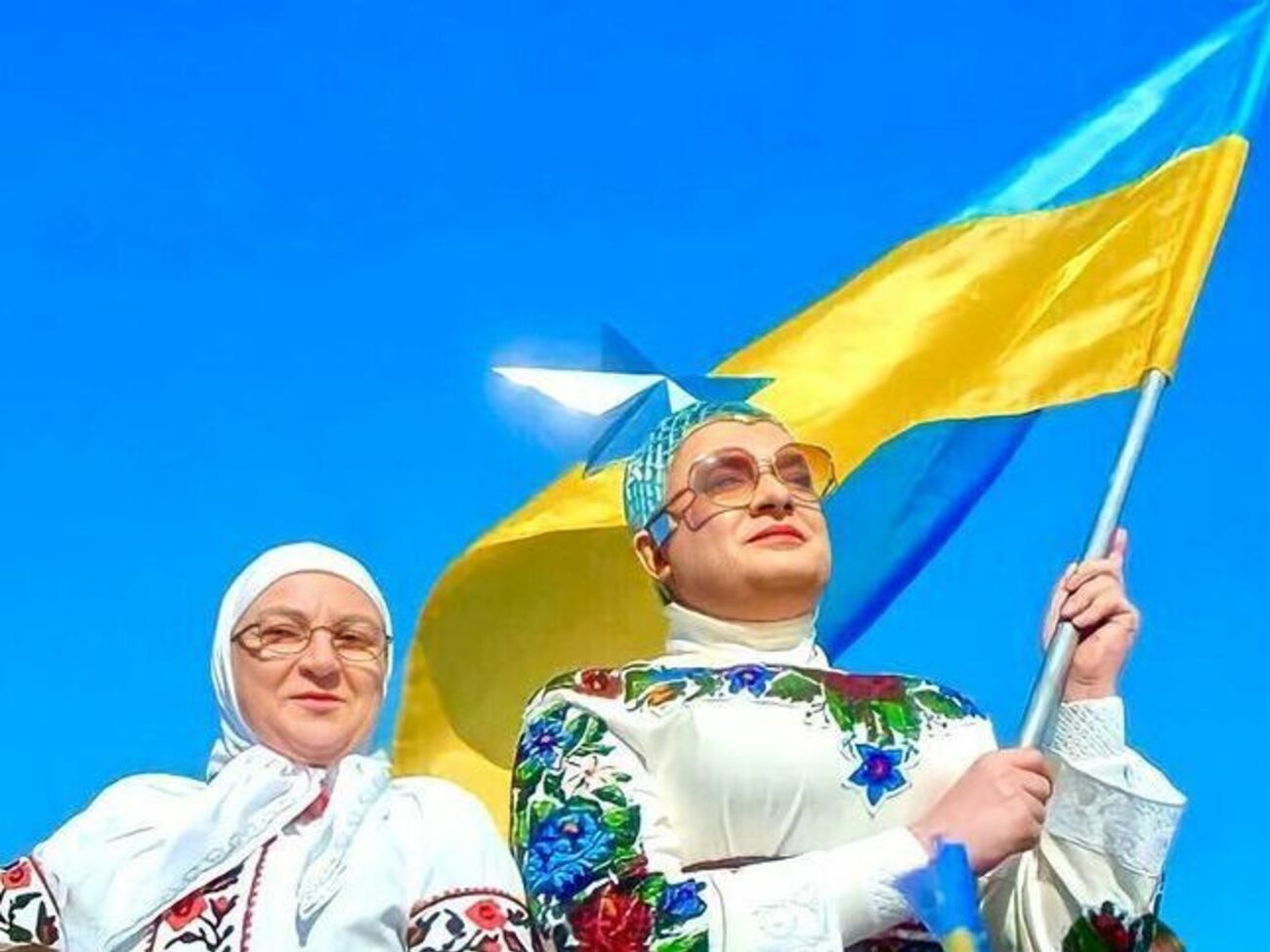 Верка Сердючка:&nbsp;Помогайте армии, помогайте теробороне и друг другу!