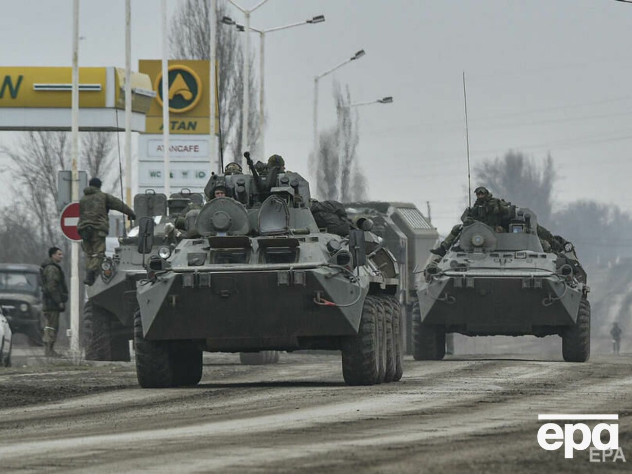 У МВС України повідомляли 27 лютого про російську техніку, яка рухається у бік Києва зі спеціальним завданням