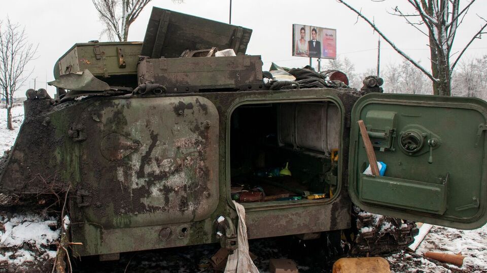 Підбита у Харкові техніка російських окупантів