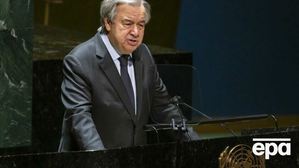Гутерриш: Боевые действия бушуют по всей Украине в воздухе, на земле и на море