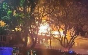 Пожар в здании посольства потушен, жертв и пострадавших нет