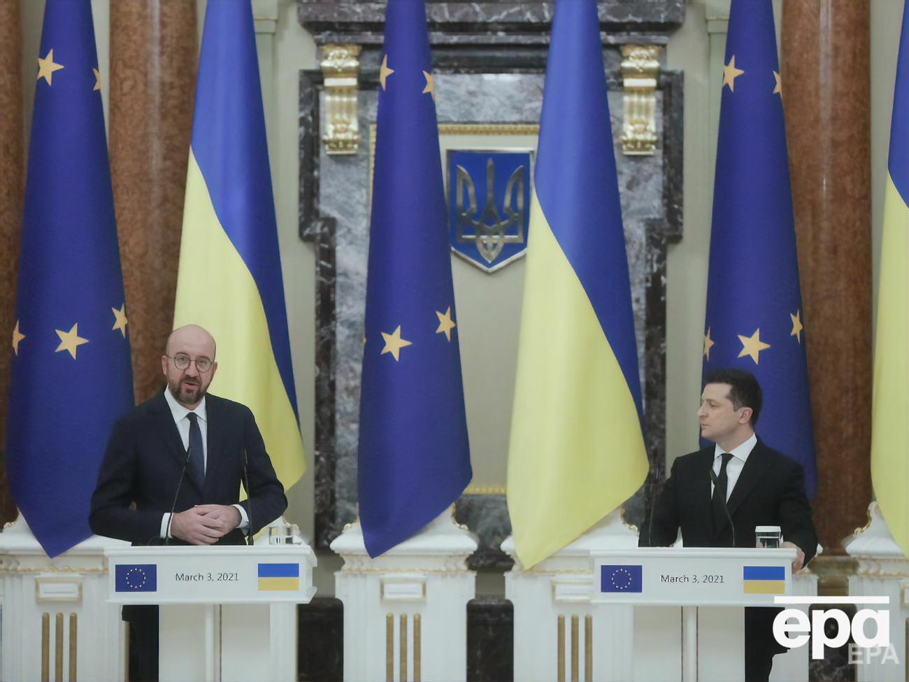 Мішель поговорив із Зеленським