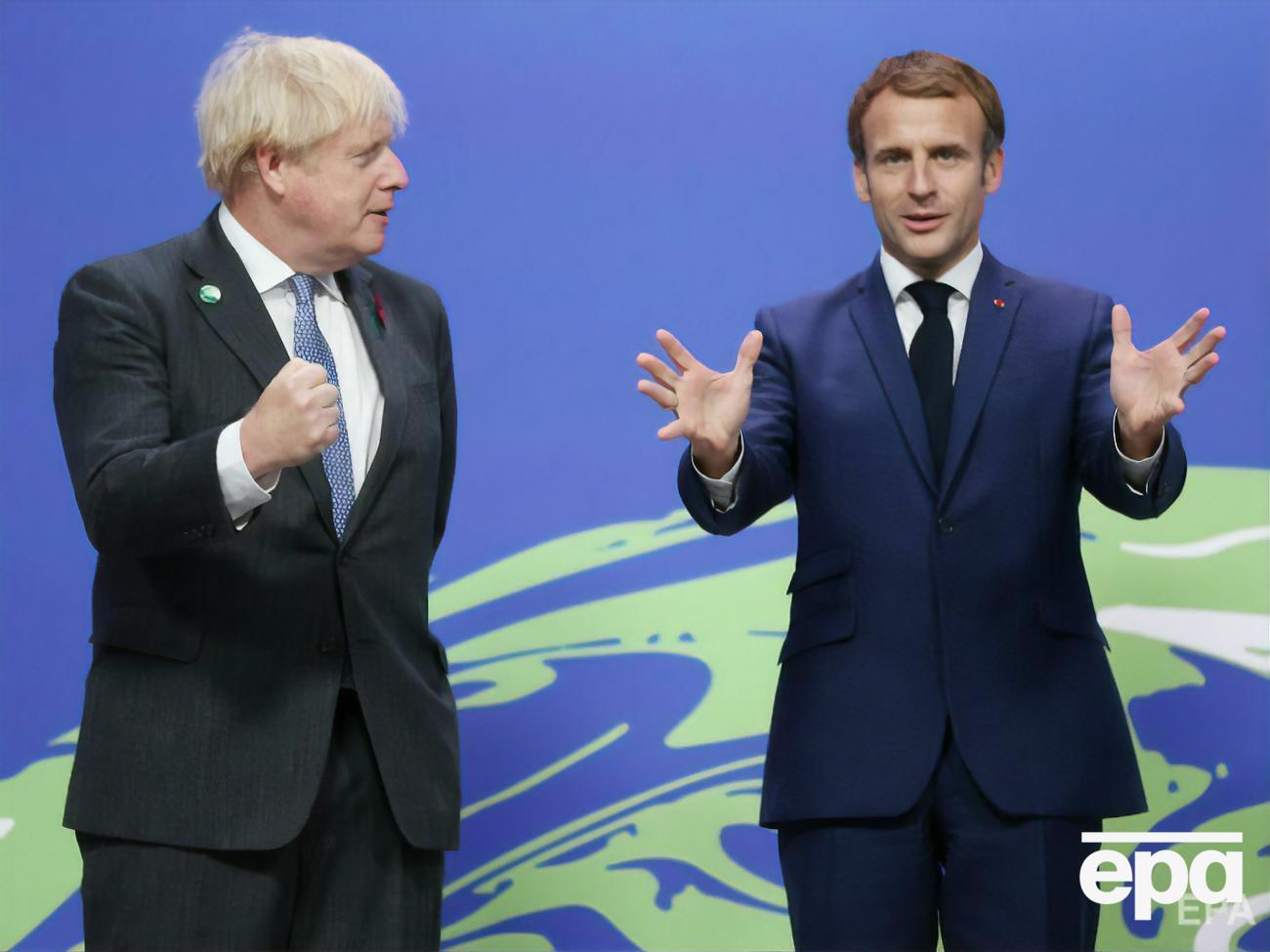 Джонсон и Макрон провели телефонный разговор 5 февраля