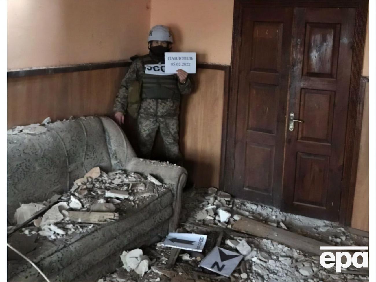 Документы о последствиях обстрела переданы ОБСЕ