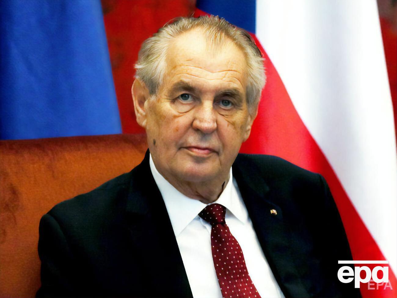 Земан сказал, что не поддерживает&nbsp;отправку чешских войск к восточным границам НАТО