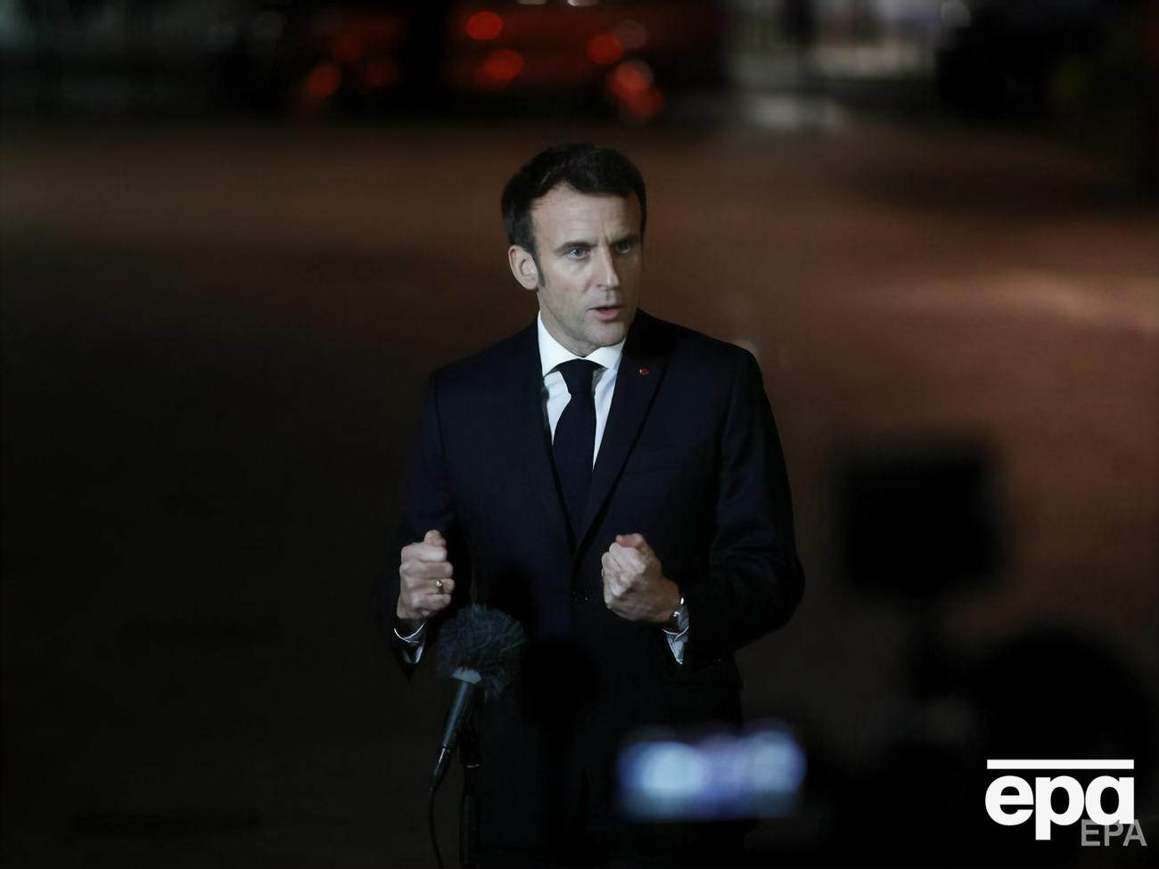 По данным Politico, Макрон получил полное благословение на переговоры от других мировых лидеров