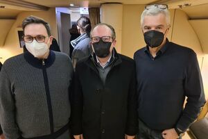 Визит Липавского, Шалленберга и Корчка в Украину – первый в истории глав МИД стран славковского формата, отметили в украинском внешнеполитическом ведомстве