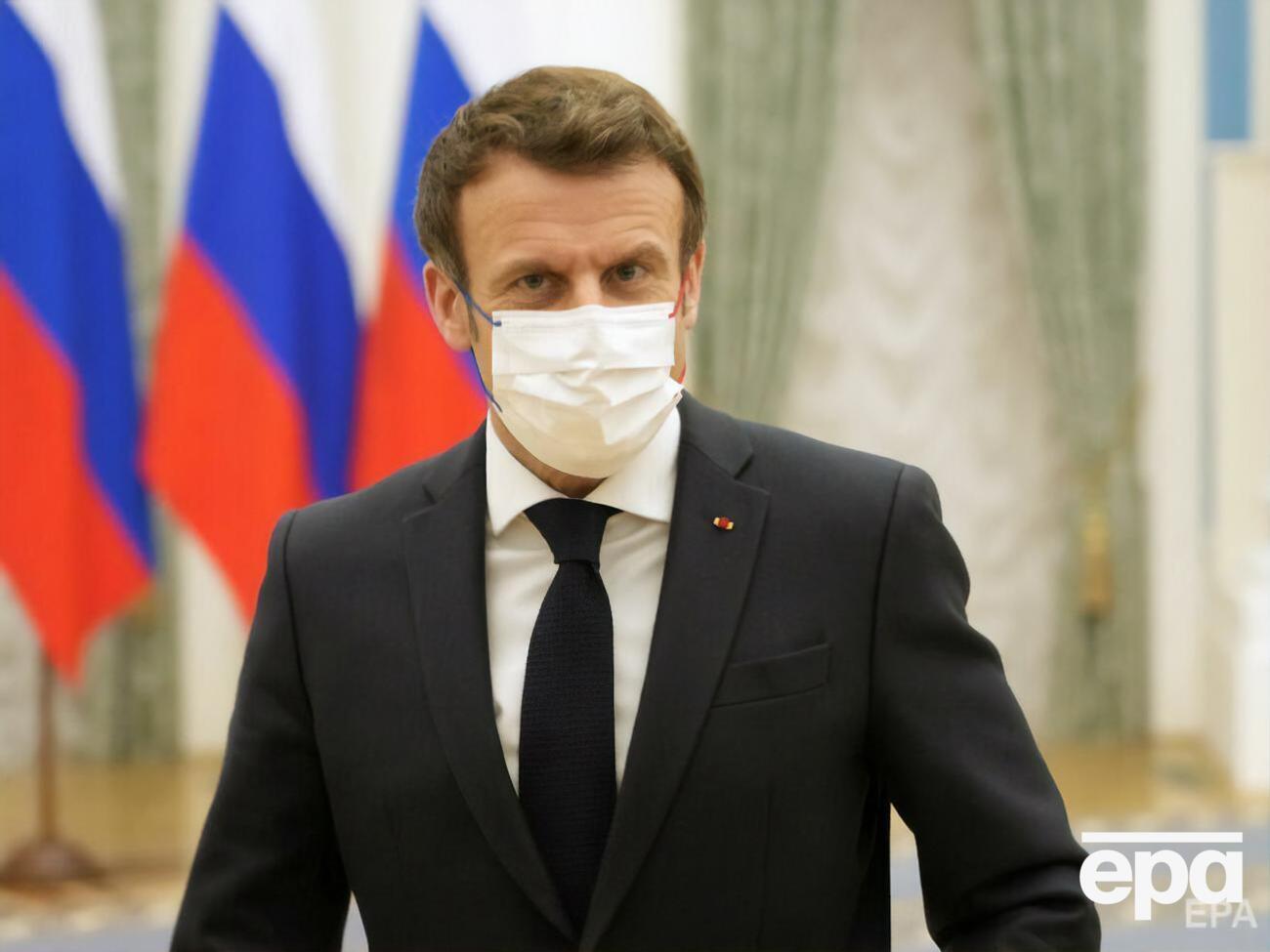 Макрон: Хочу вітати зусилля президента Зеленського