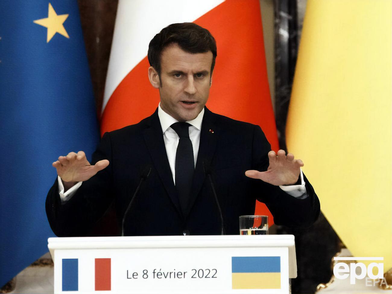 Макрон о Минских соглашениях: Мы должны продвинуться дальше, чтобы полностью их выполнить