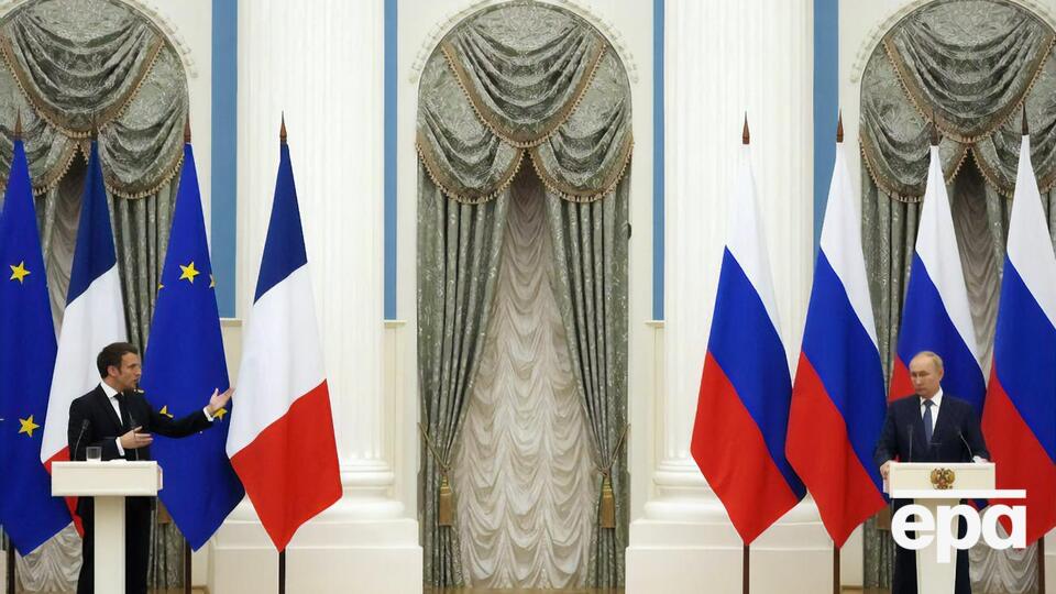 Макрон і Путін зустрілися у Кремлі 7 лютого