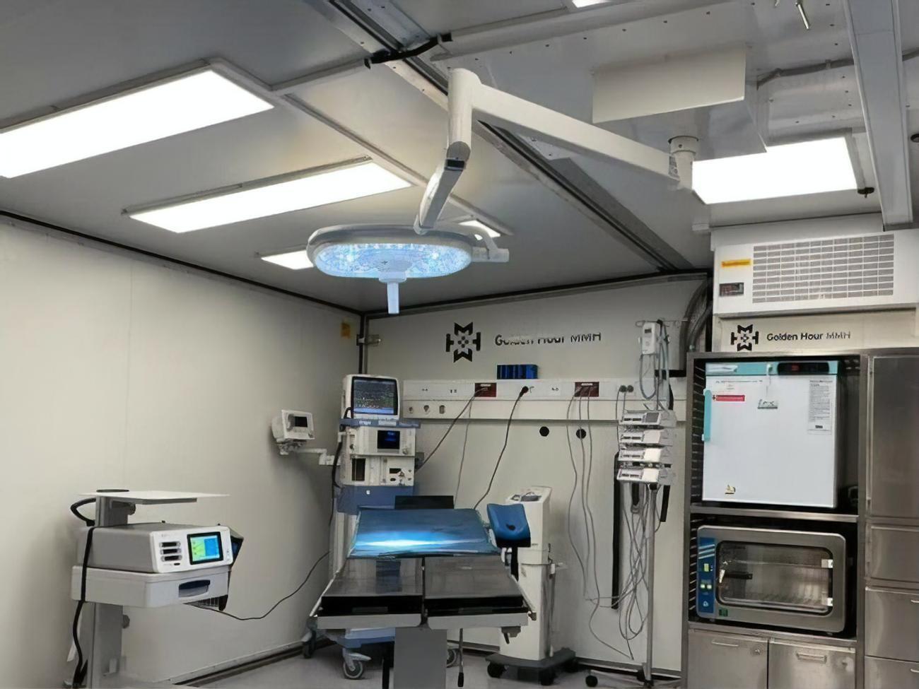 На развертывание полевого госпиталя требуется не более 20 минут