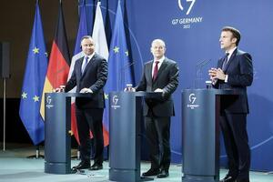 Дуда, Шольц та Макрон обговорили Україну на зустрічі в Берліні