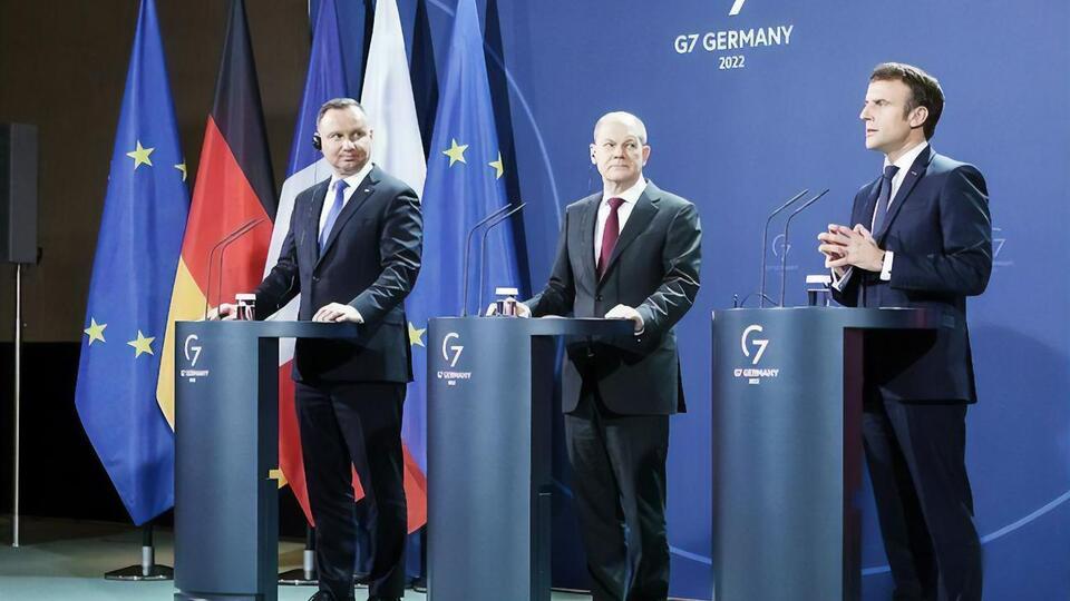 Дуда, Шольц та Макрон обговорили Україну на зустрічі в Берліні