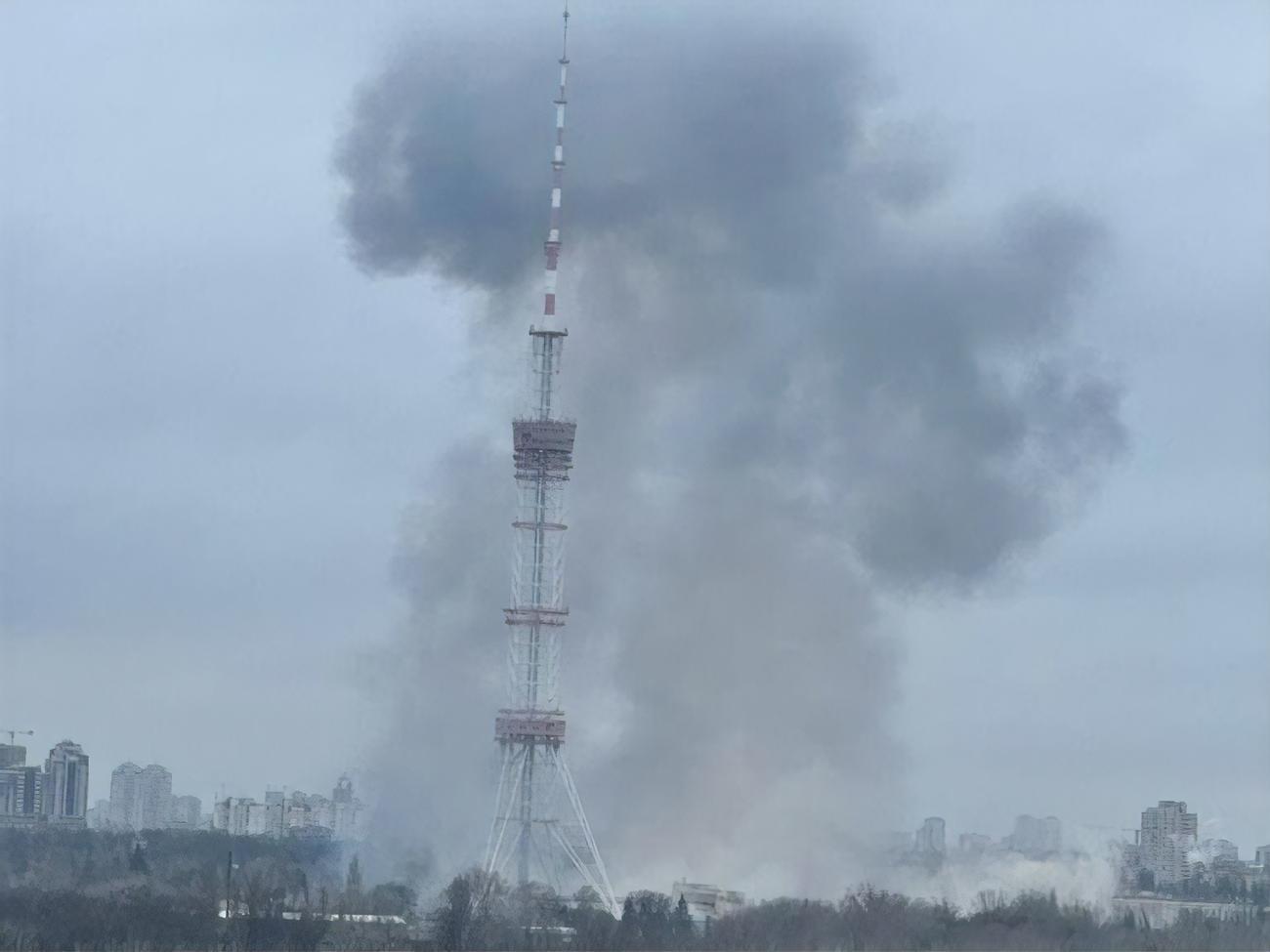 Через удар по телевежі можуть не працювати деякі канали
