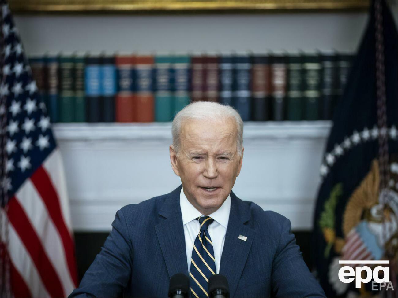 Байден (на фото) о Путине:&nbsp;Он надеялся доминировать в Украине без боя &ndash; он провалился