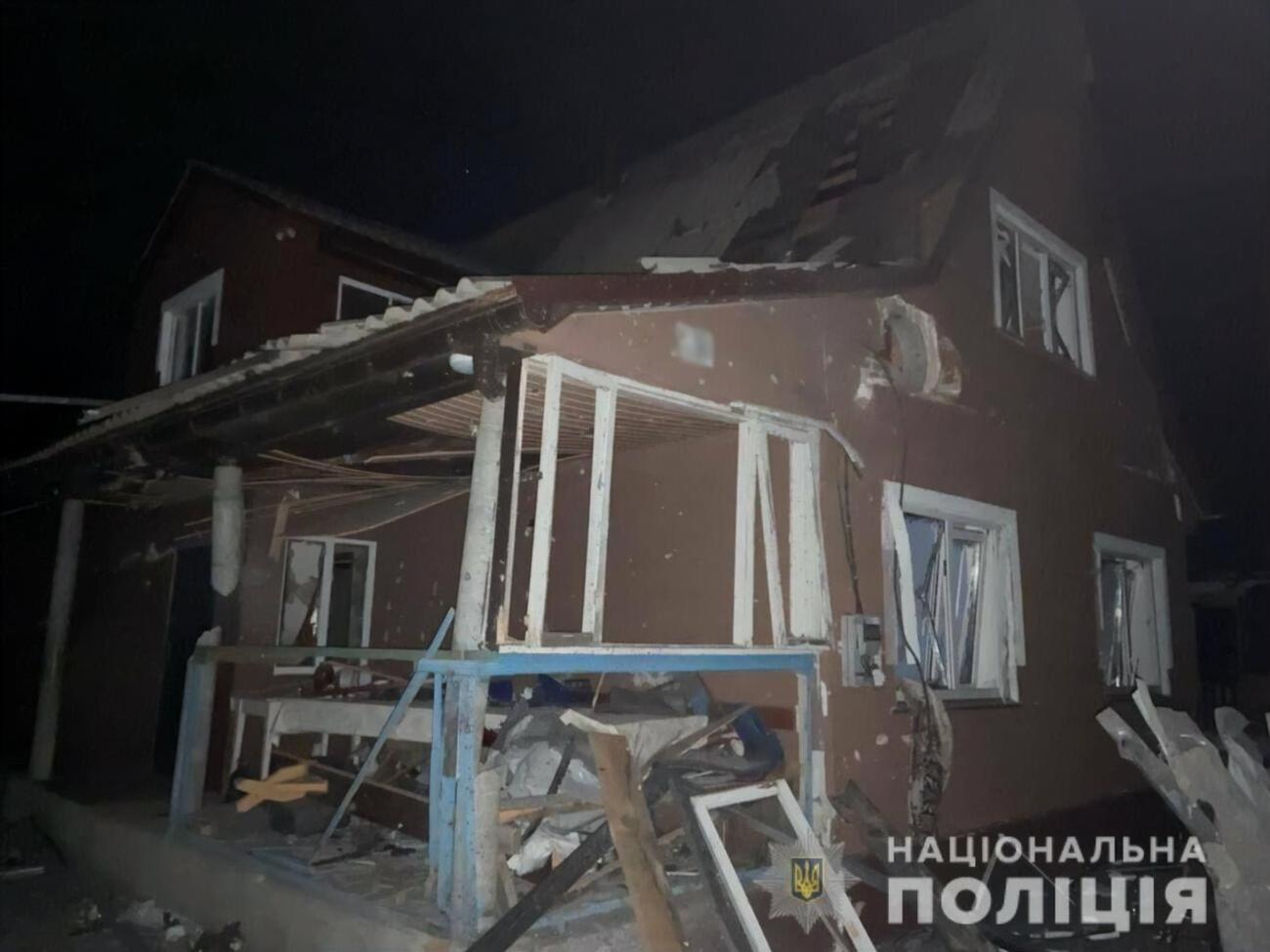 В результате падения обломков ракеты никто не пострадал