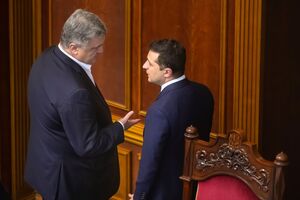 Зеленский и Порошенко встретились на фоне эскалации российской агрессии